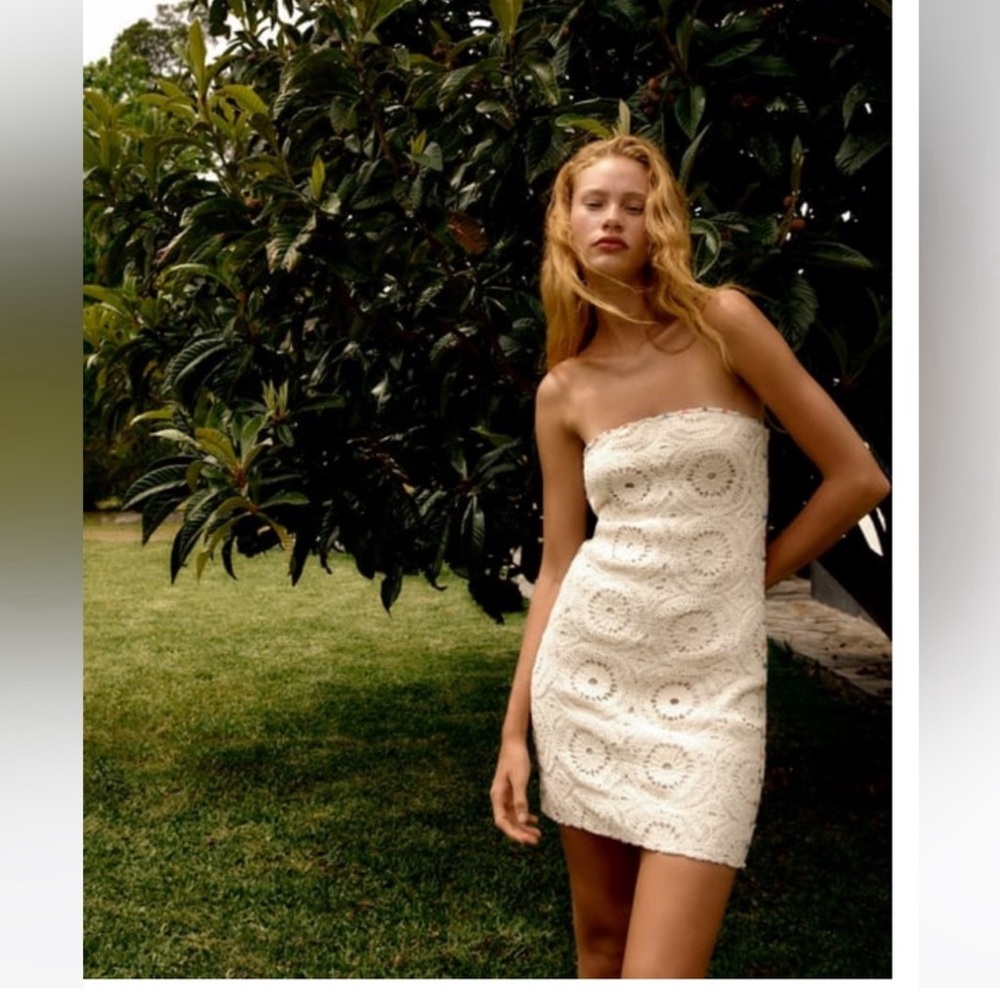 Zara crochet dress
